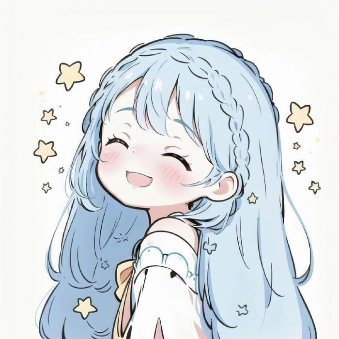 hình vẽ cute đáng yêu con gái