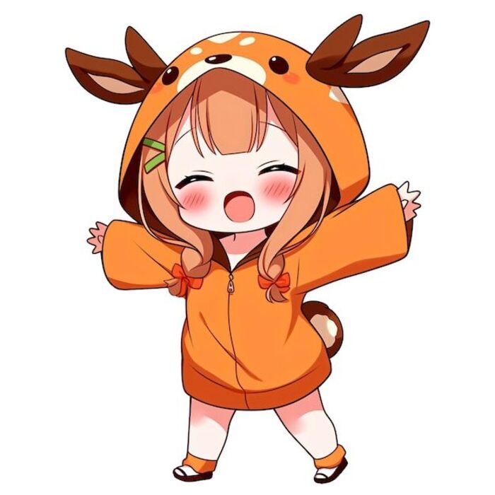 hình vẽ cute đáng yêu con gái