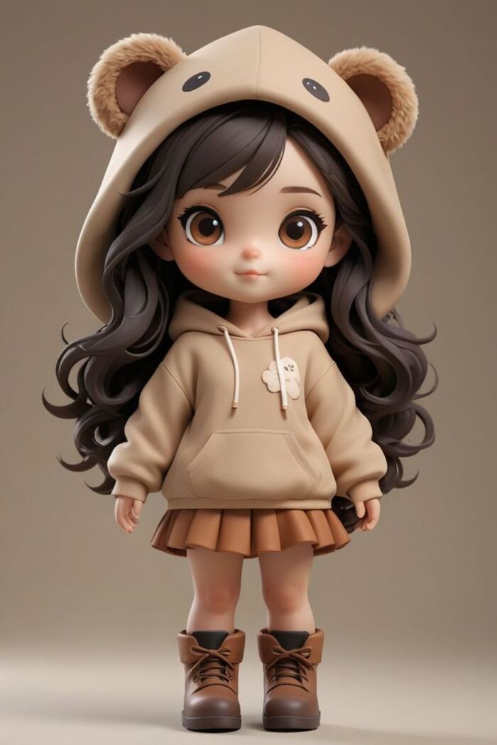 hình vẽ cute đáng yêu con gái