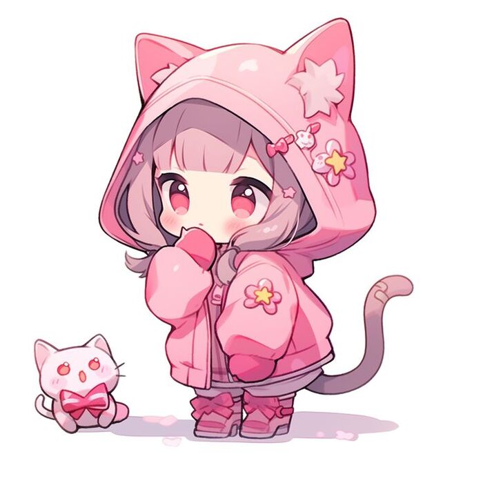 hình vẽ cute đáng yêu con gái