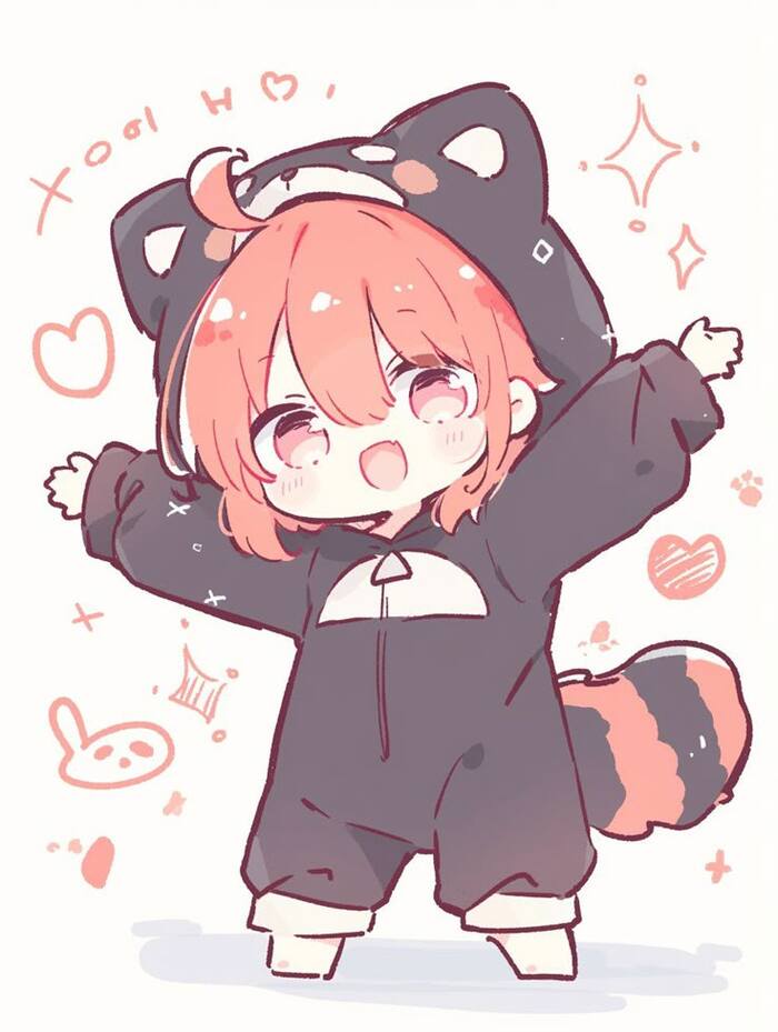 hình vẽ cute đáng yêu con gái