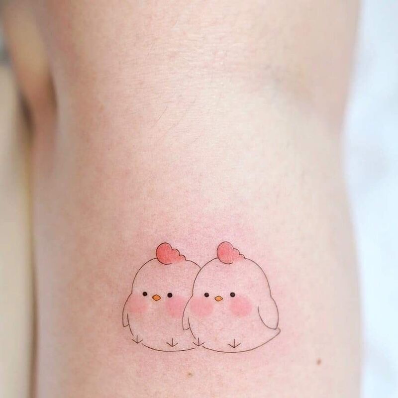 Hình Xăm Cặp Mini
