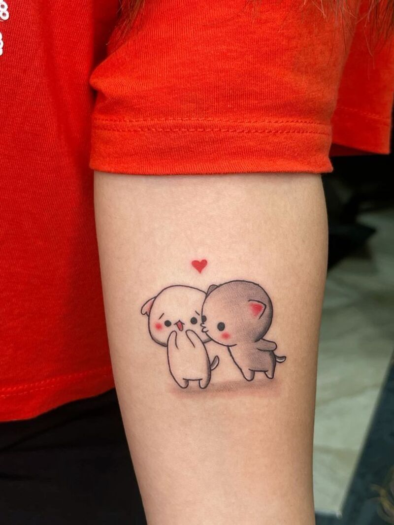 Hình xăm cặp mini