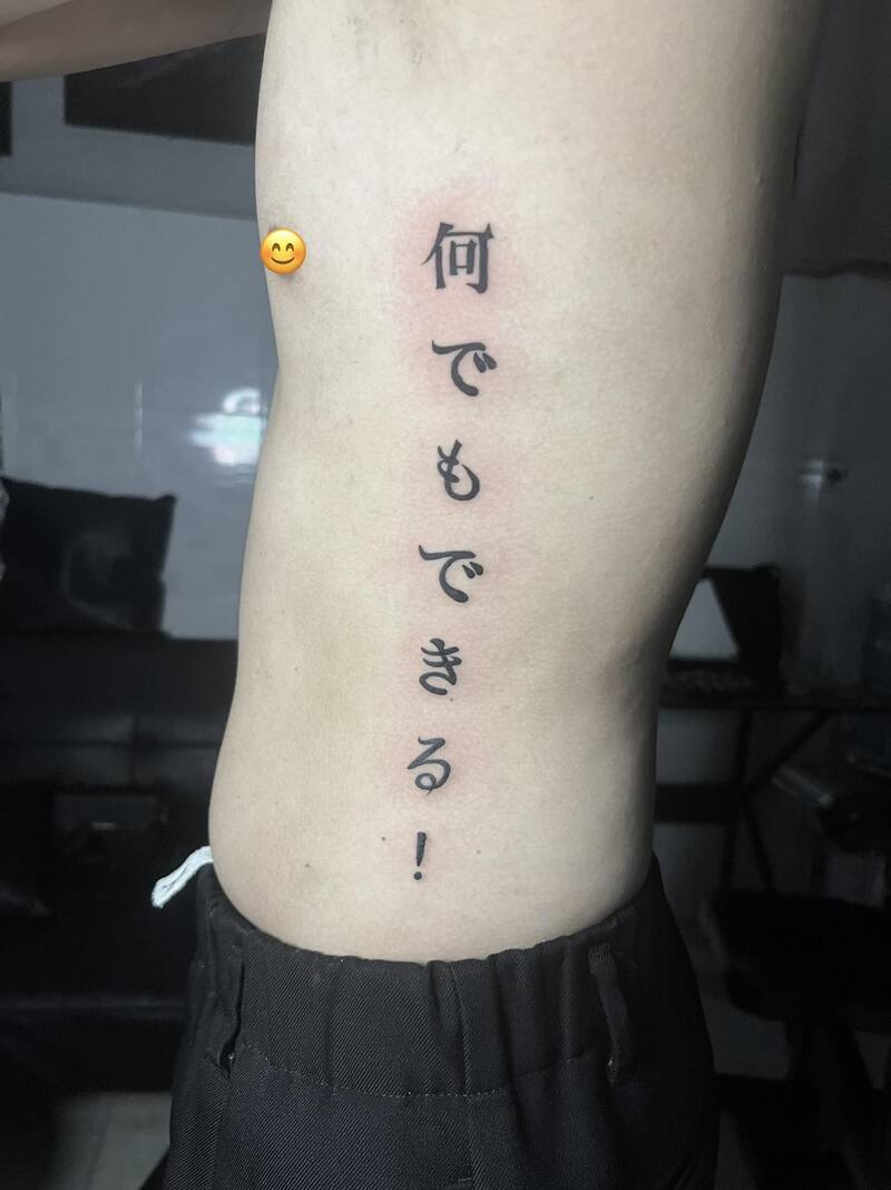 Hình xăm chữ mini