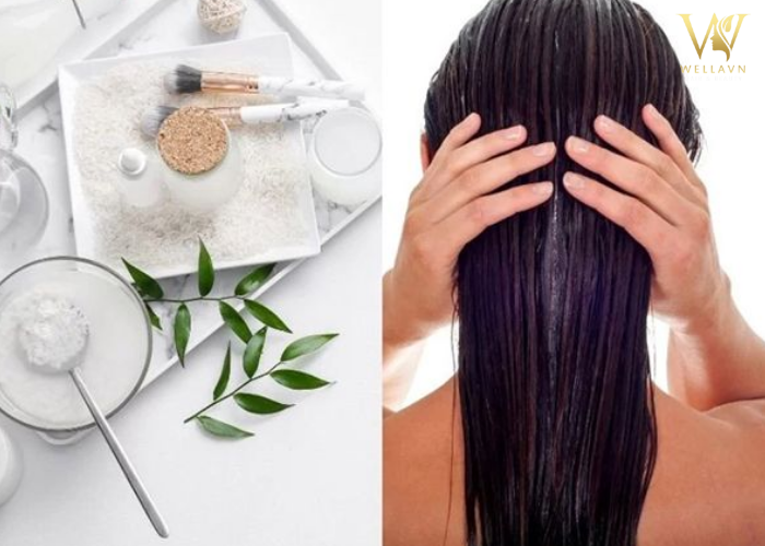 3 Cách dưỡng tóc bằng nước vo gạo - Tóc mượt sau 1 tuần Cách dưỡng tóc bằng nước vo gạo