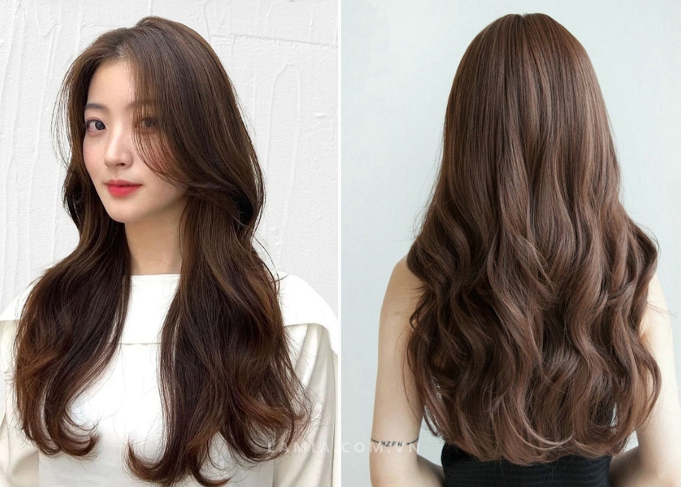 Điểm danh những kiểu tóc dài uốn xoăn xinh như gái Hàn Kiểu tóc dài uốn