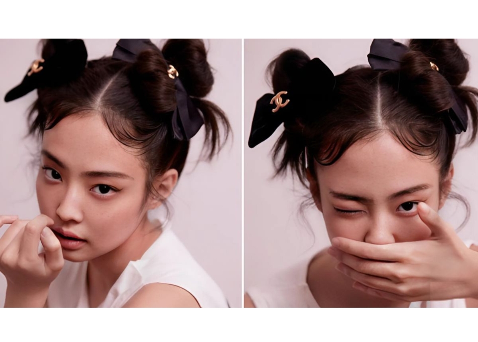 cách búi tóc giống Jennie 