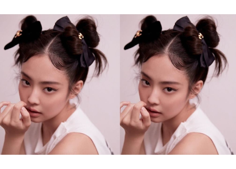 cách búi tóc giống Jennie 