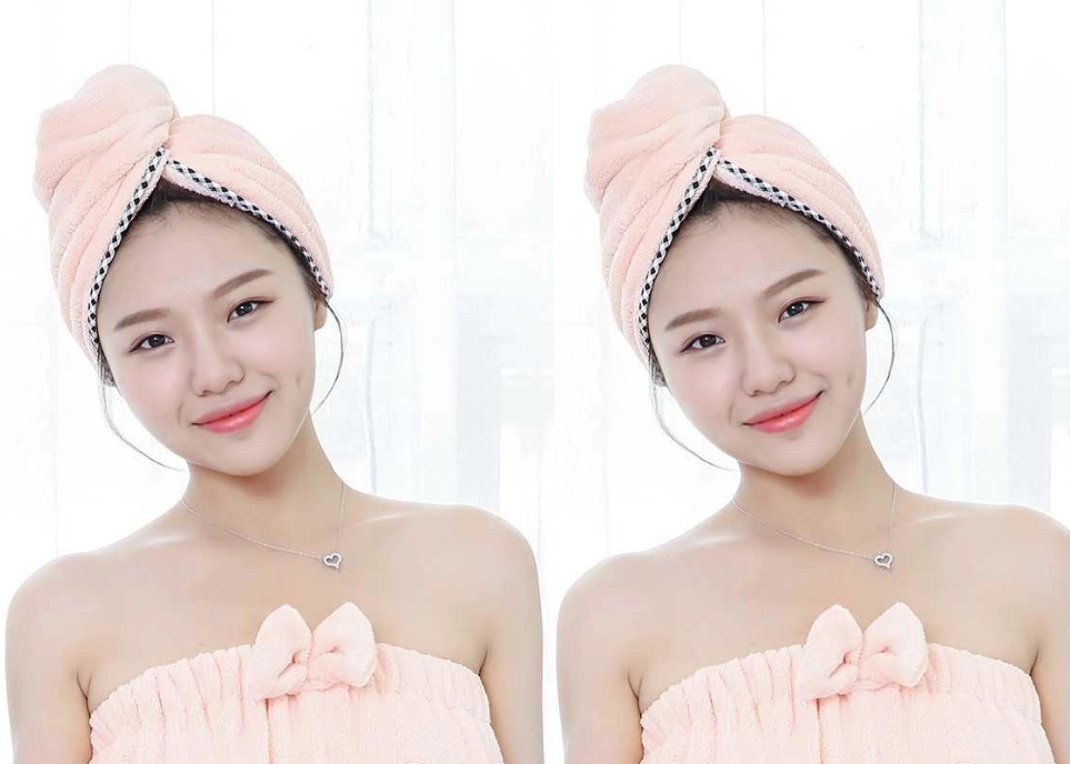 Cách quấn tóc bằng khăn cực cute mà lại nhanh khô cách quấn tóc bằng khăn