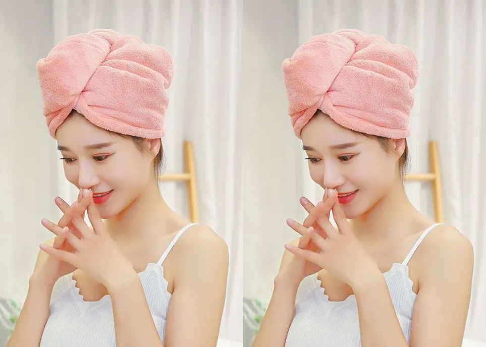 Cách quấn tóc bằng khăn cực cute mà lại nhanh khô cách quấn tóc bằng khăn
