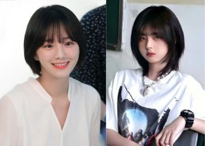 kiểu tóc duỗi ngang vai