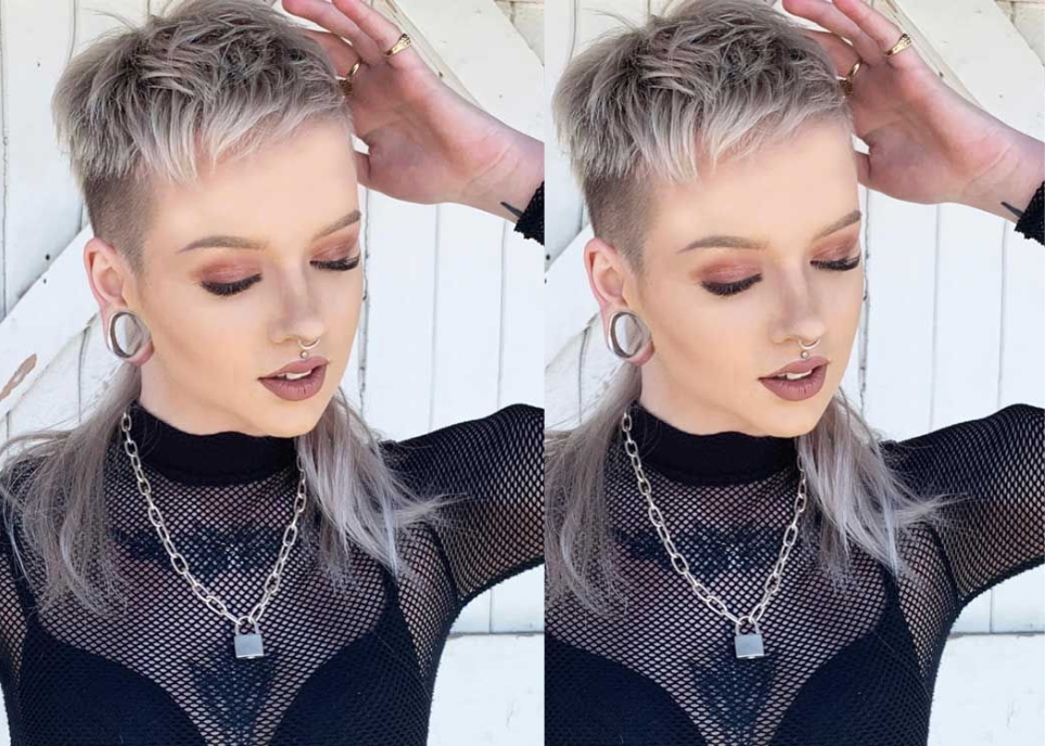 kiểu tóc tomboy undercut 