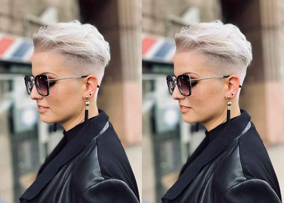 kiểu tóc tomboy undercut