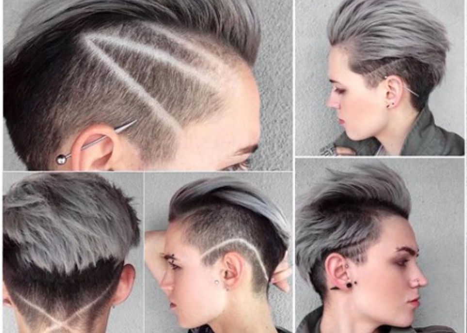 kiểu tóc tomboy undercut