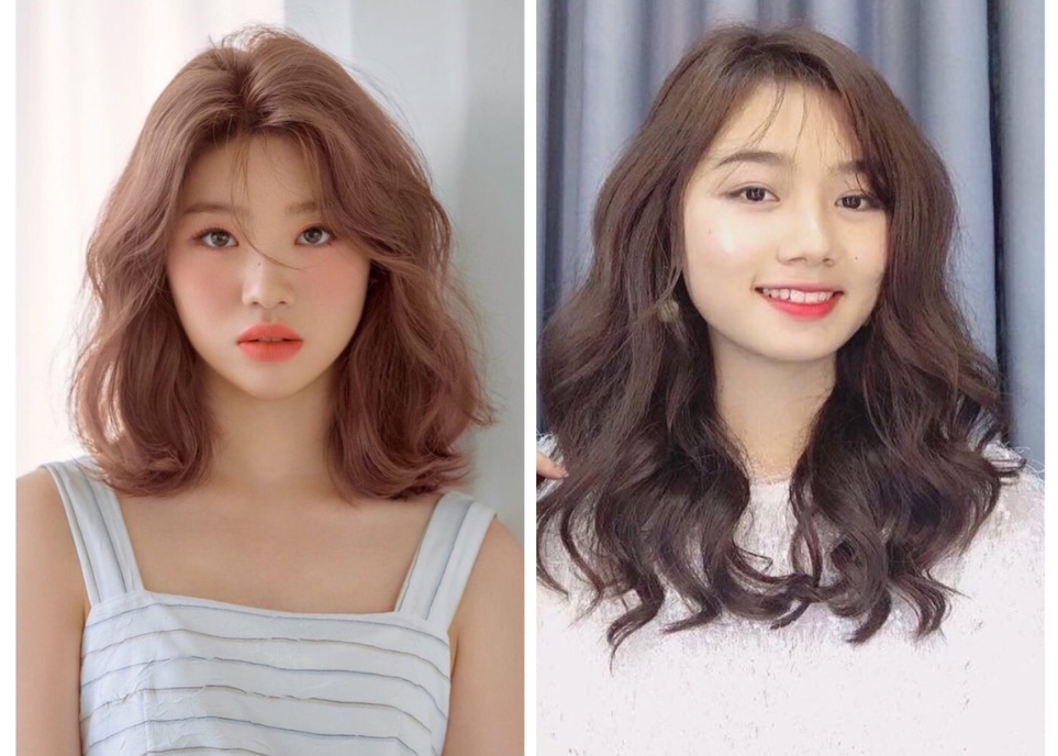 Các kiểu tóc uốn ngang vai cho mặt tròn nào đang hot nhất 2026 kiểu tóc uốn ngang vai cho mặt tròn
