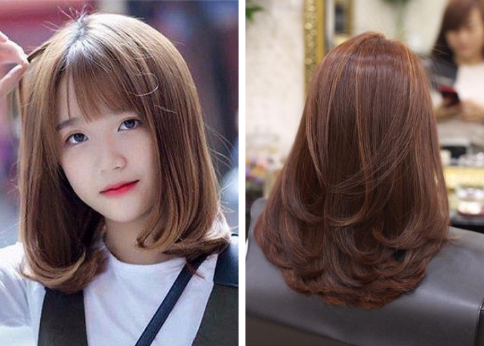 TOP 15 Mẫu tóc ngang lưng uốn đuôi chữ C đẹp không góc chết tóc ngang lưng uốn đuôi chữ C