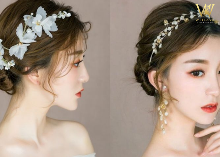 【#11】Kiểu bới tóc cô dâu đẹp lung linh rạng ngời ngày cưới Kiểu bới tóc cô dâu