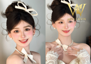 Kiểu tết tóc cô dâu