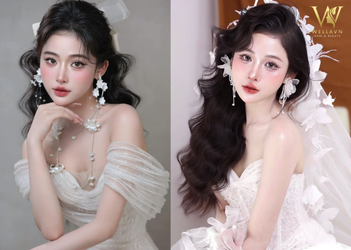 Review 21+ Kiểu tóc cô dâu đẹp quyến rũ chú rể mắt không rời Kiểu tóc cô dâu đẹp