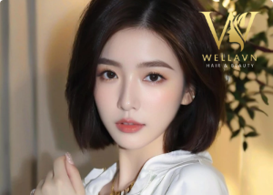 Kiểu tóc ngang vai uốn cụp