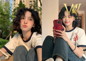 Kiểu tóc xoăn sóng nước