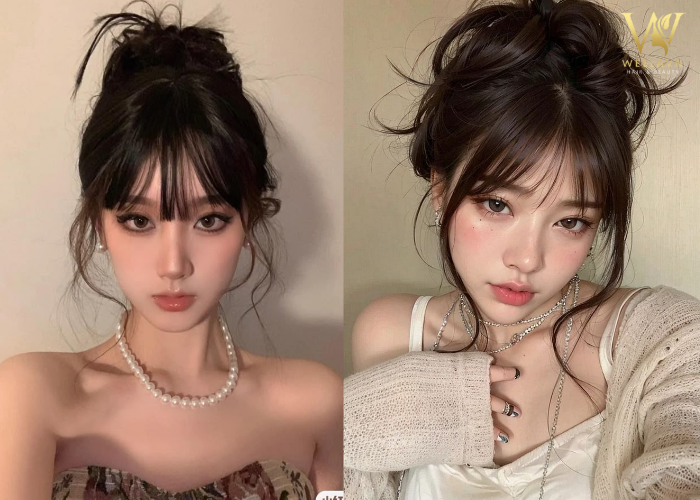 Bật mí 9+ Những kiểu tóc mái thưa cho mặt tròn nhìn là mê ngay kiểu tóc mái thưa cho mặt tròn