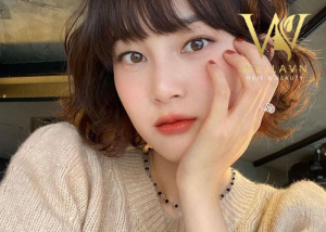 kiểu tóc ngắn uốn sóng