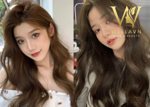 nhuộm màu nâu tây không tẩy tóc