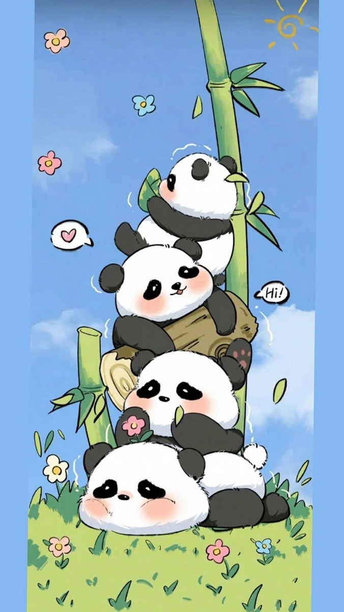 Top 100+ Ảnh Gấu Trúc Chibi Cute Nhìn Là Mê Ảnh gấu trúc chibi cute phong cách hoạt hình