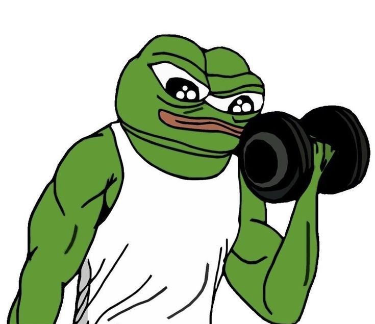 102+ Ảnh Meme Ếch Xanh Pepe Biểu Cảm Mặn Mòi Siêu Hài Hước Meme ếch xanh tập tạ