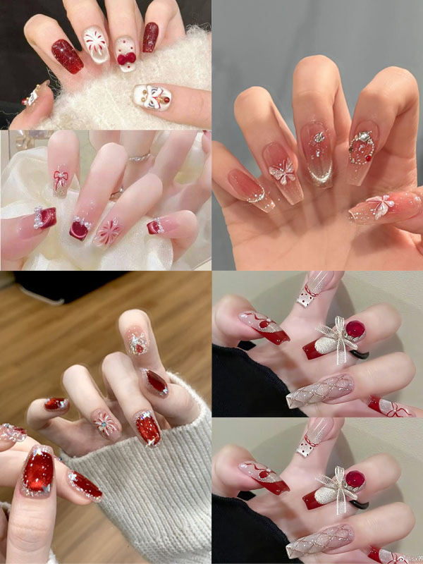 Mẫu nail tết