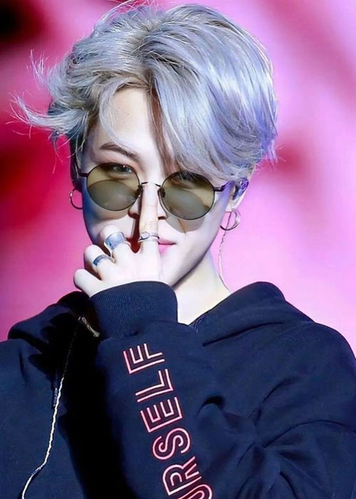 Top 8+ Kiểu Tóc Của JiMin Lịch Lãm Và Trẻ Trung Jimin với màu tóc bạch kim sáng