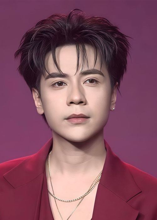 Top 7+ Kiểu tóc Quang Hùng MasterD Đẹp Hot Năm 2026 Middle Part nhuộm màu nâu