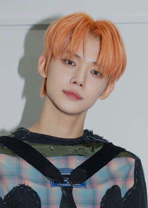 Top 5+ Kiểu Tóc Của Yeonjun (TXT) Với Phong Cách Trẻ Trung và Lịch Lãm Tóc màu cam highlight sáng